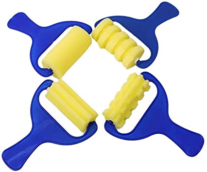 Sponge painting roller 4 pcs