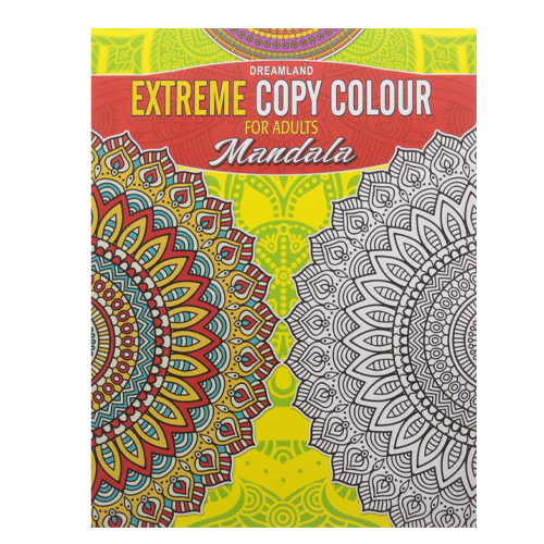 Extreme Copy color Mandala - Coloring book