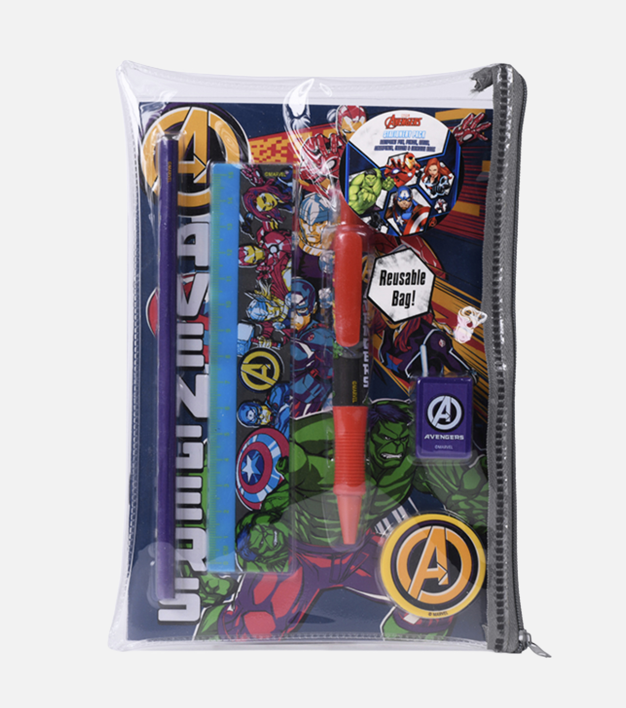 MARVEL (AVENGERS BURST) NOTEBOOK WITH STATIONERY SET | SR73228