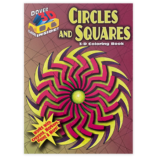 Circles & Squares - 3D Coloring Book