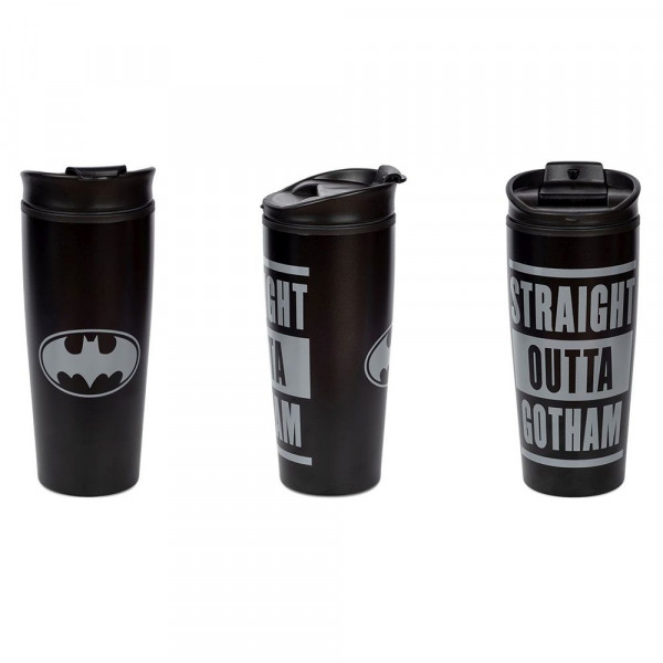 BATMAN – STRAIGHT OUTTA GOTHAM METAL TRAVEL MUG | MTM25343