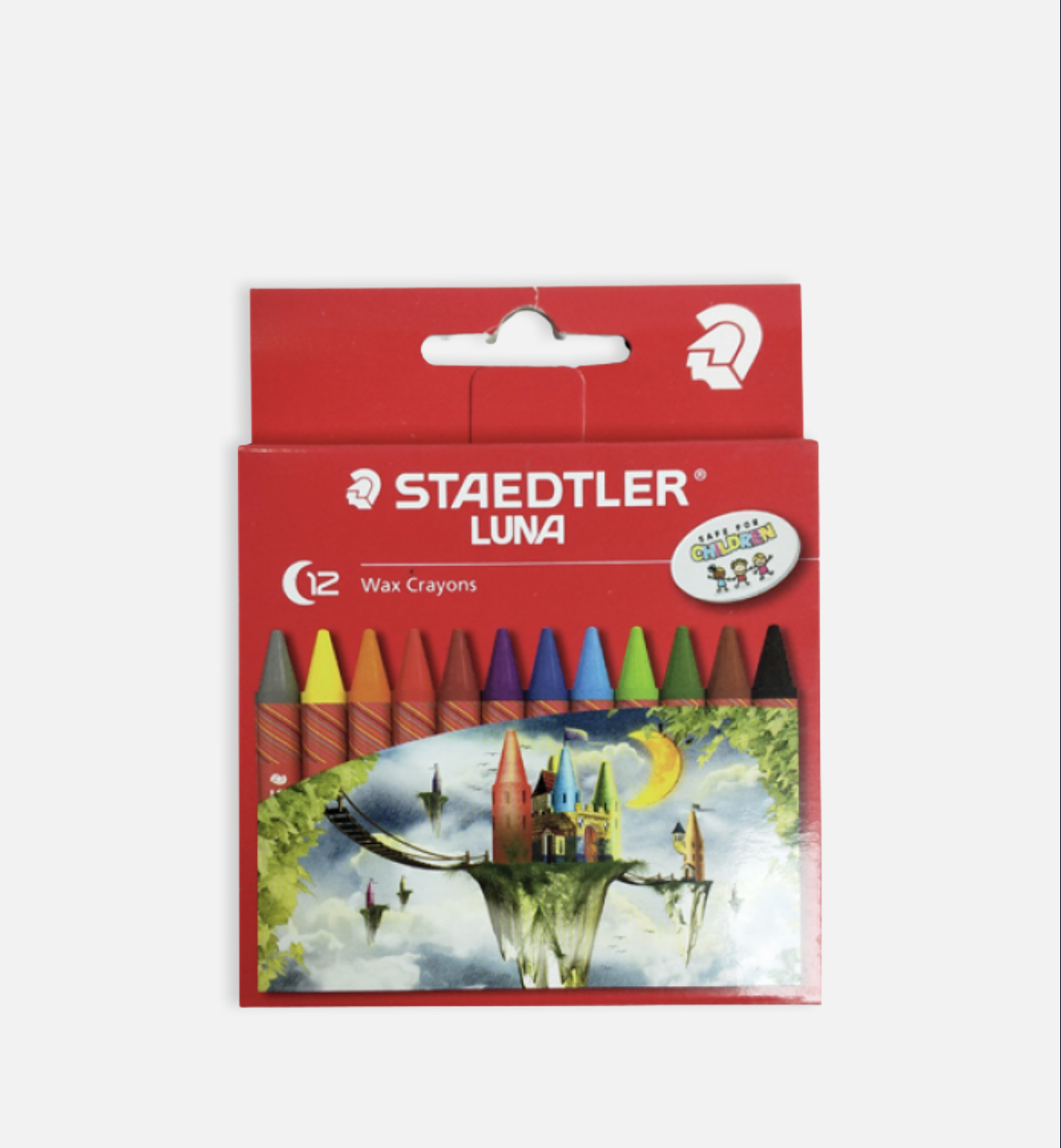 Luna Wax Crayon 12Pcs - Staedtler