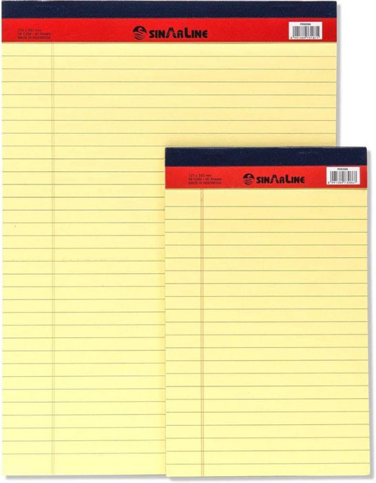 NOTEBOOK YELLOW A4