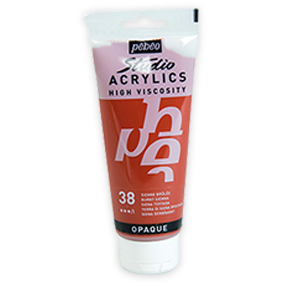 Pebeo Acrylic Paint - Burnt Sienna