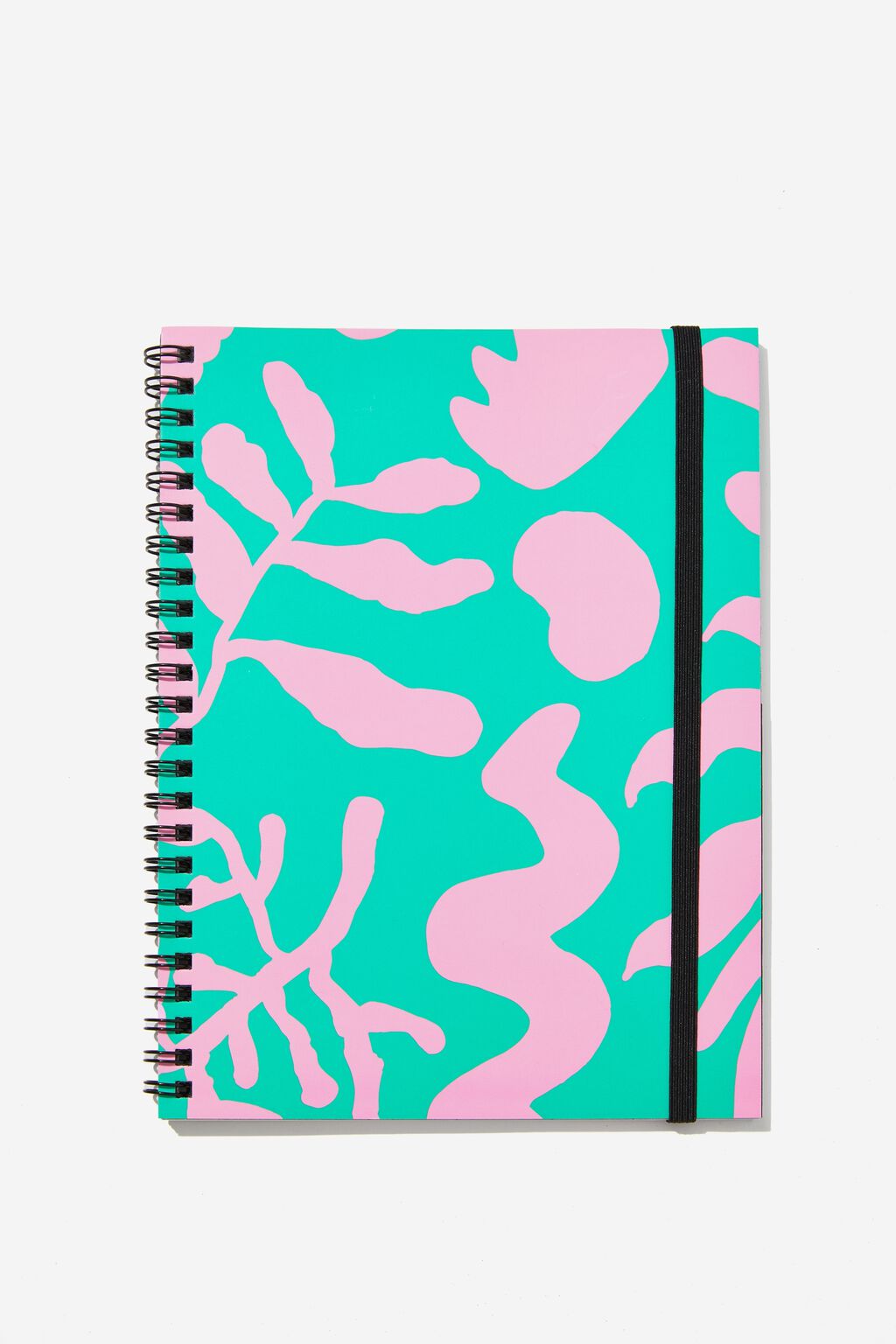 A5 Spinout Jungle Teal Notebook