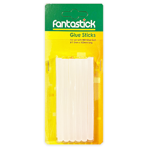 Fantastick Glue Sticks - mini glue gun 7.5mm x 100mm long - 12 pcs