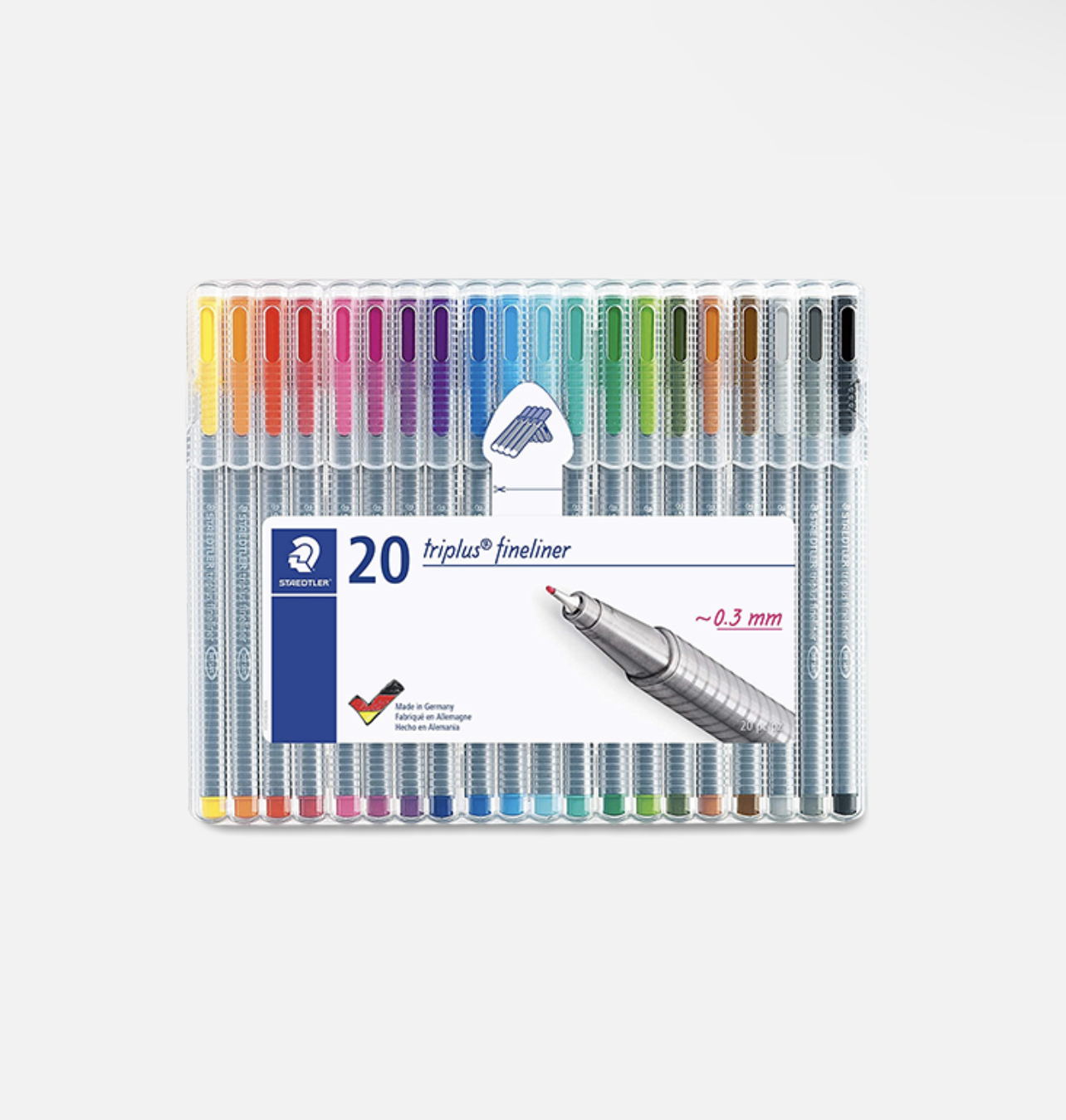 Staedtler Triplus Fineliner Pens - .3mm 20 pcs