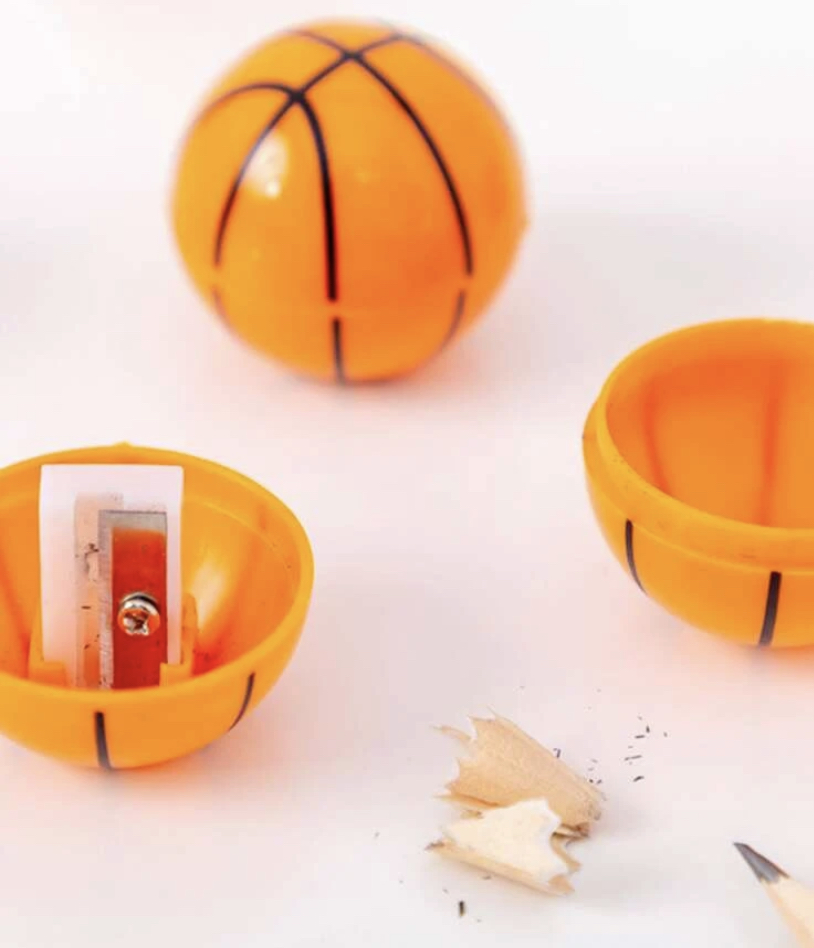 Basketball shaped pencil sharpner