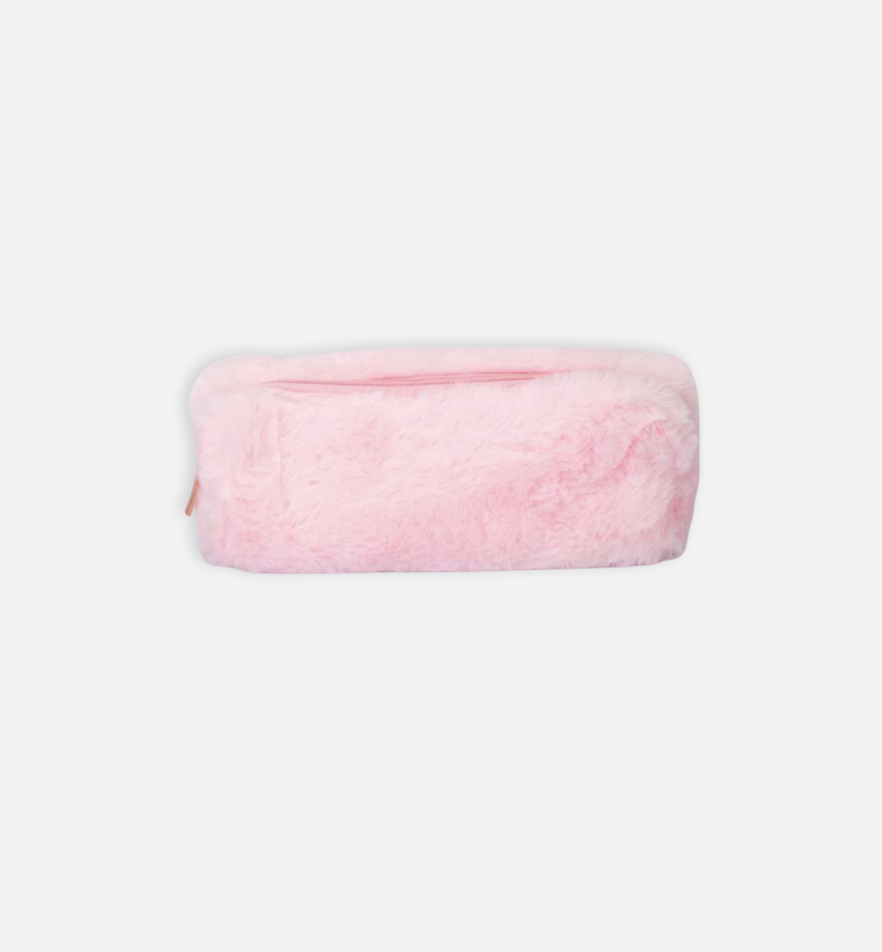 Pink Plush Pencil Case